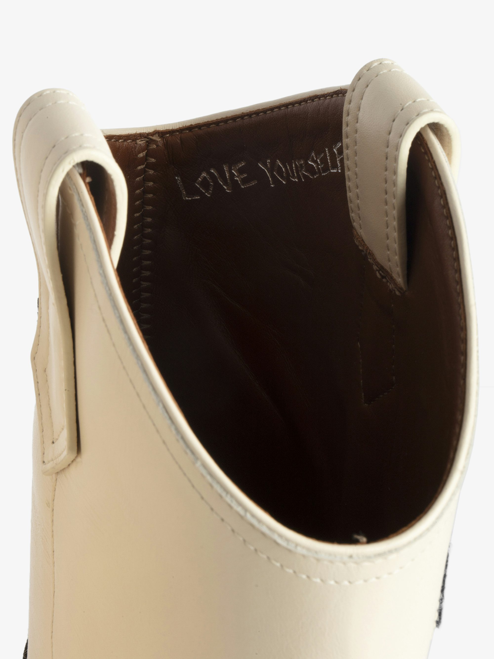 Botas Cara - Botas western de piel con alas bordadas.